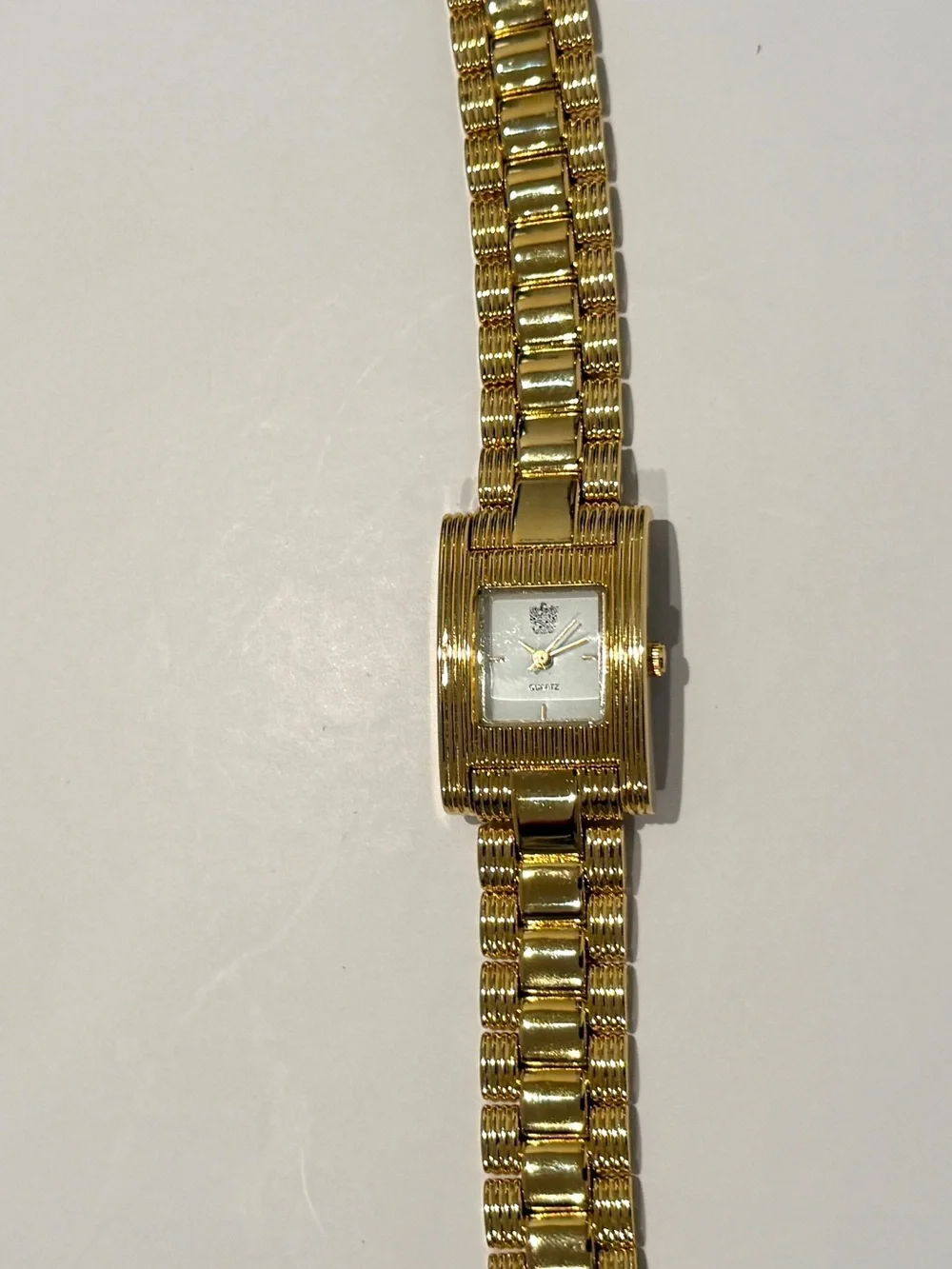 Vintage Paolo Gucci Gold-Tone Bracelet Watch